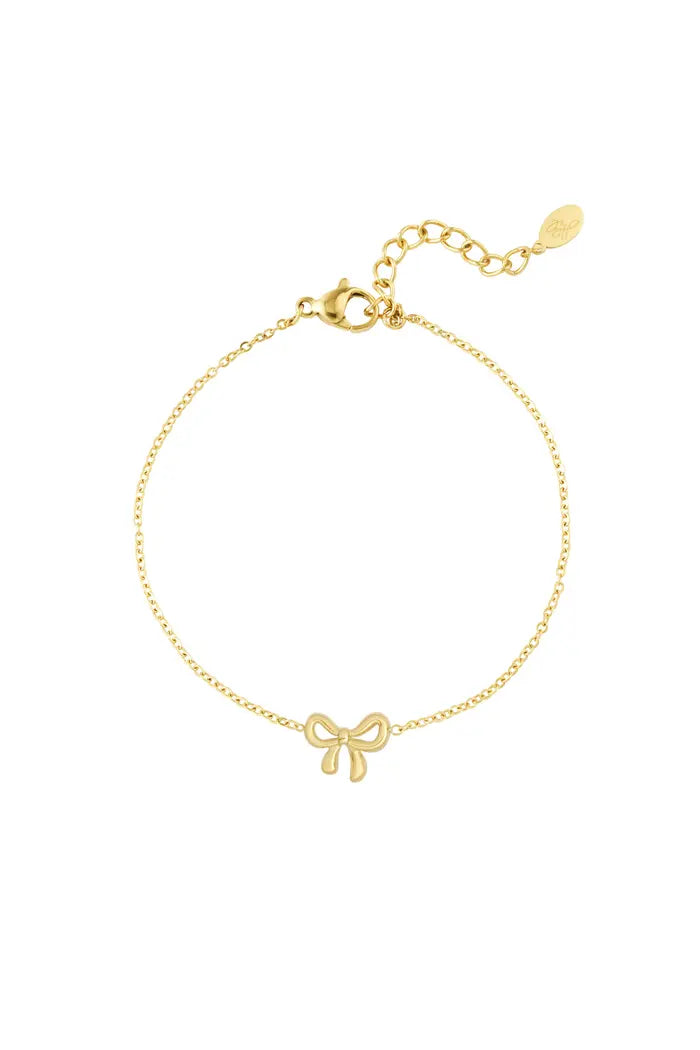 Bow life armband guld/silver