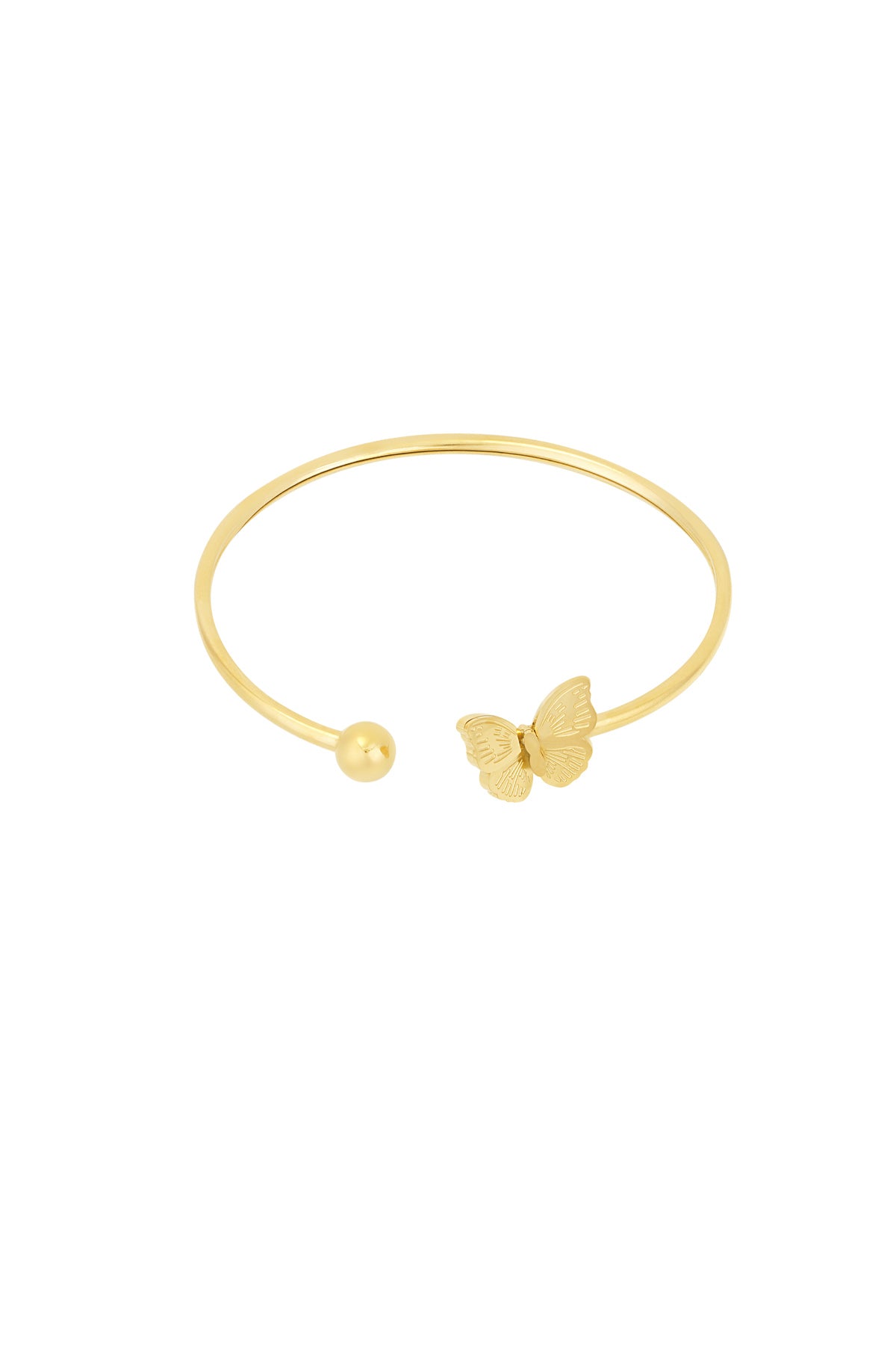 Butterfly armband guld/silver