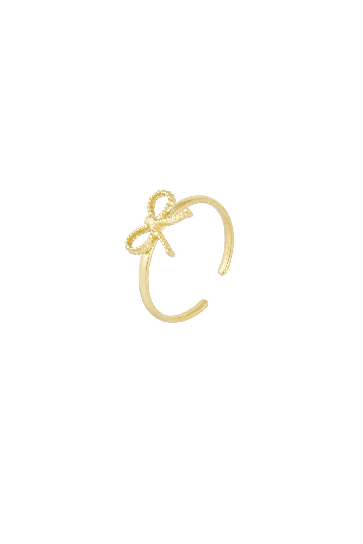 Bow ring guld/silver