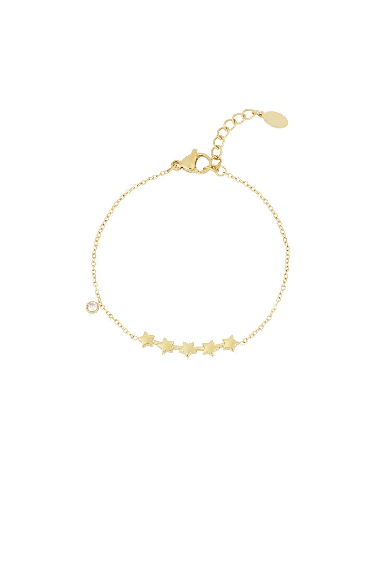 Shining stars armband guld/silver