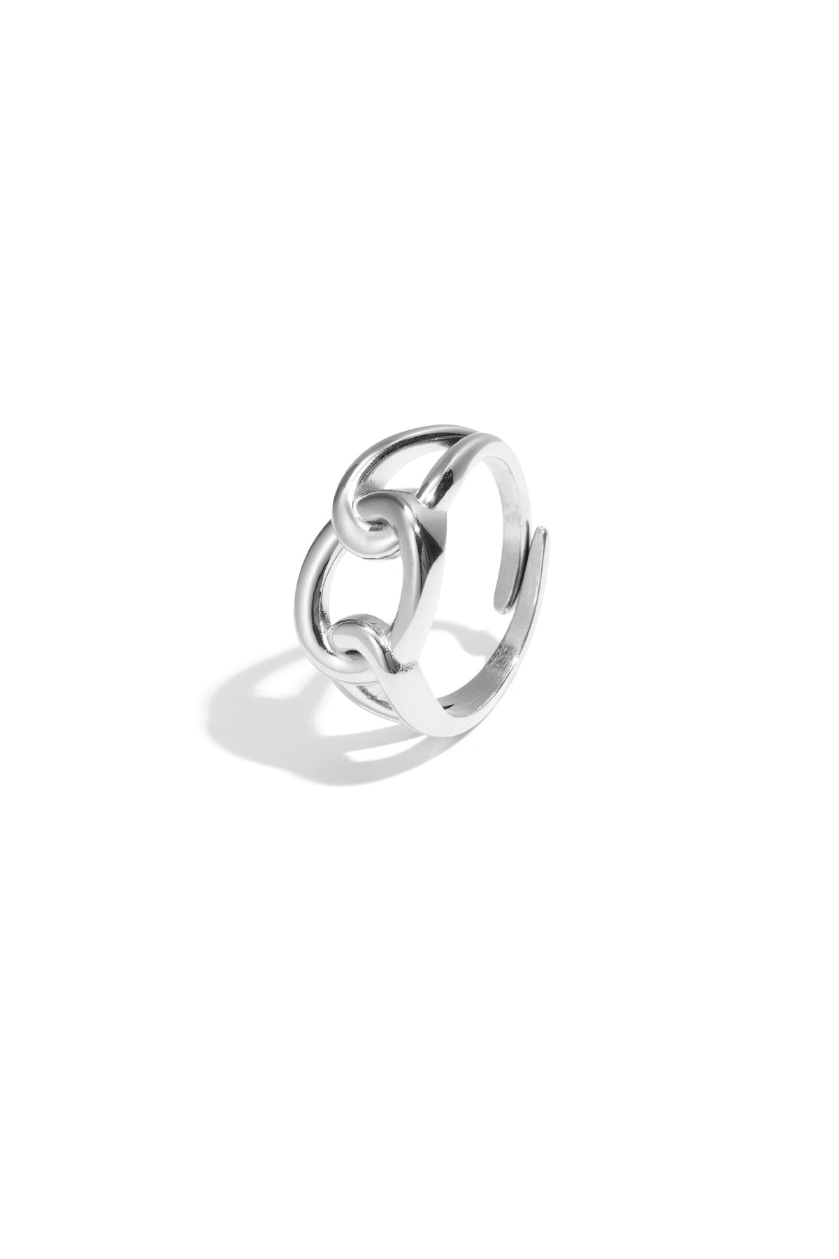 Knot ring guld/silver