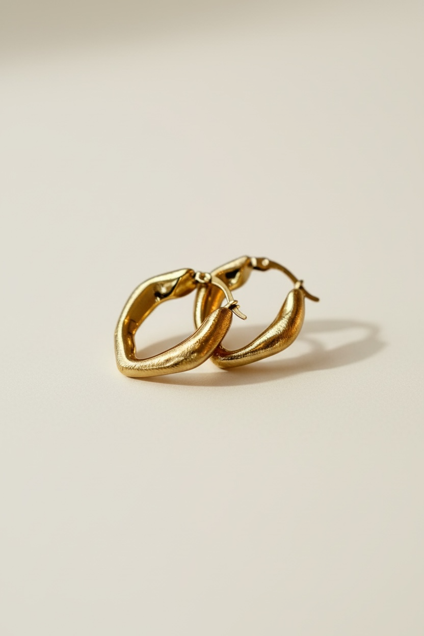 Hoop circle örhängen guld/silver