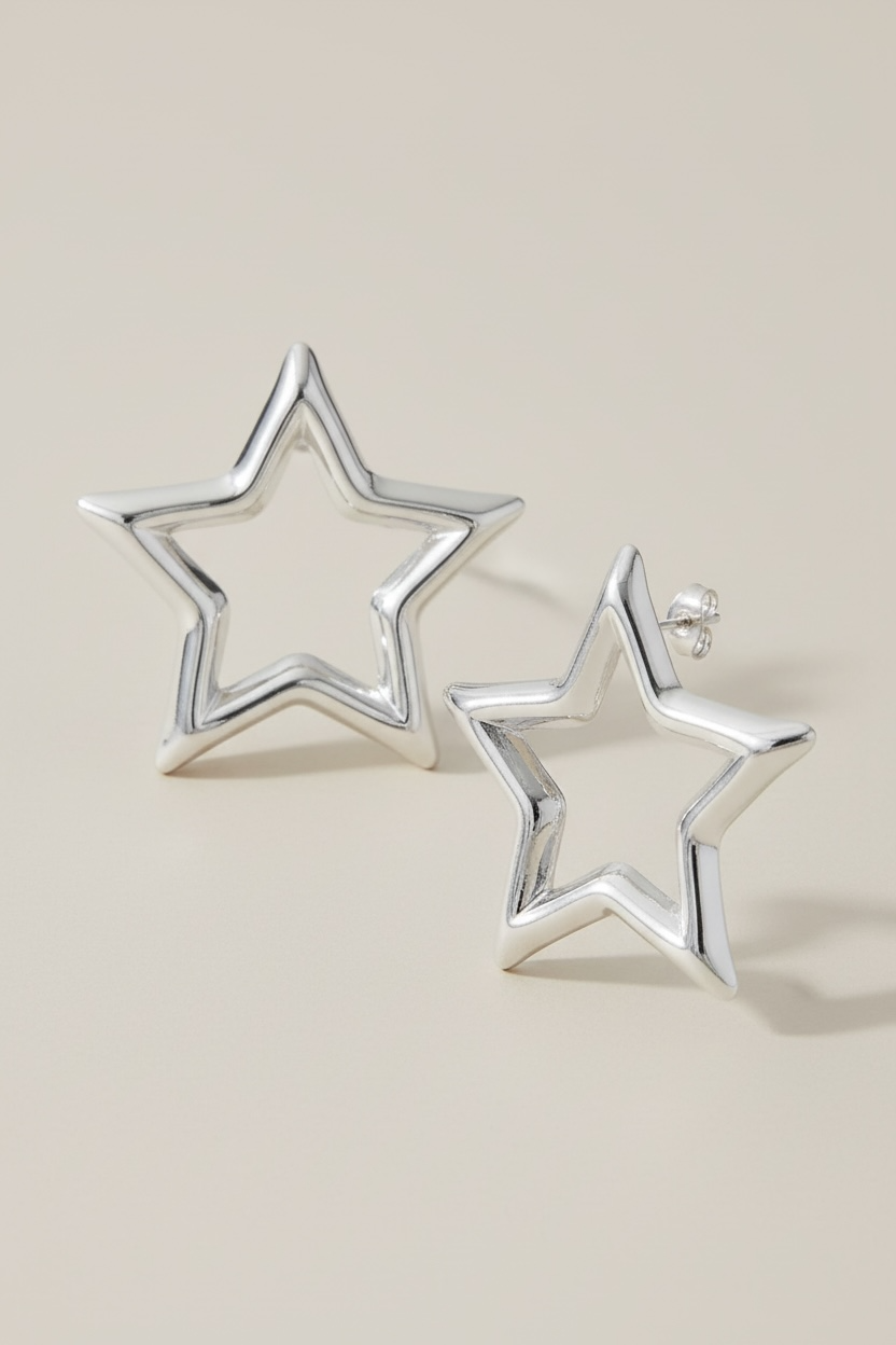 Statement star örhängen