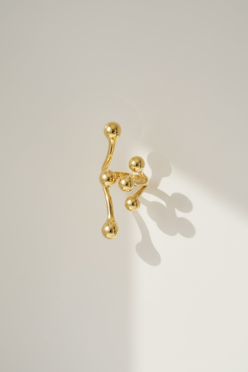 Large ring with balls